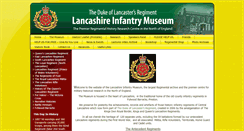 Desktop Screenshot of lancashireinfantrymuseum.org.uk